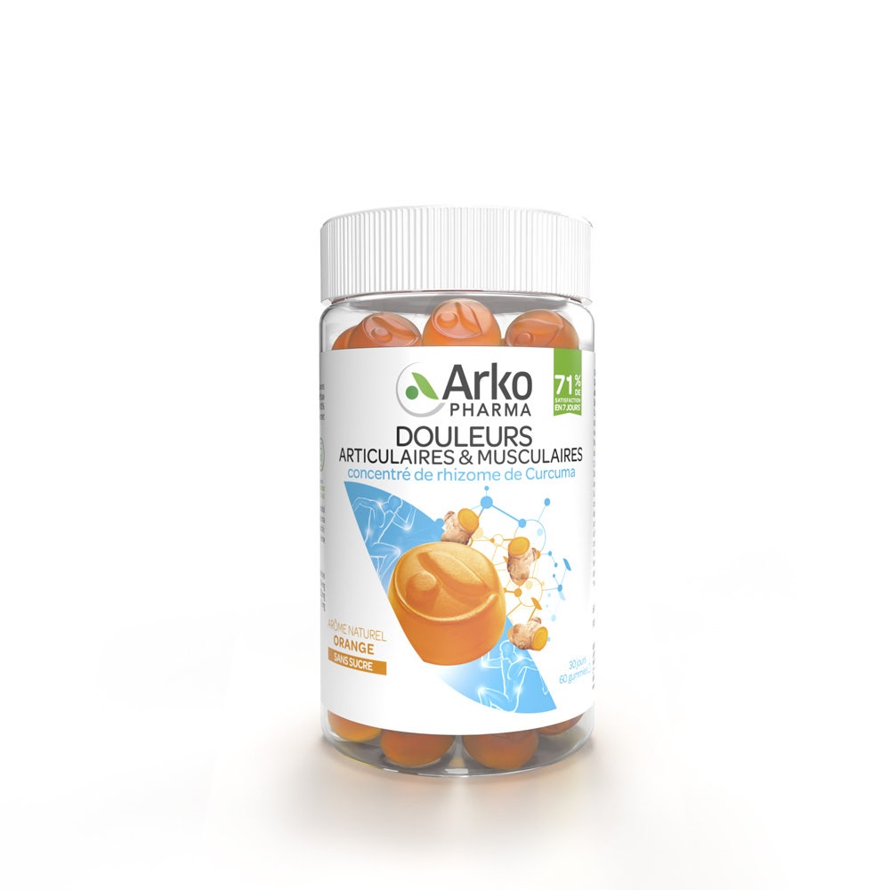 Arkopharma Gummies Phyto Dolores articulaciones y músculos x60