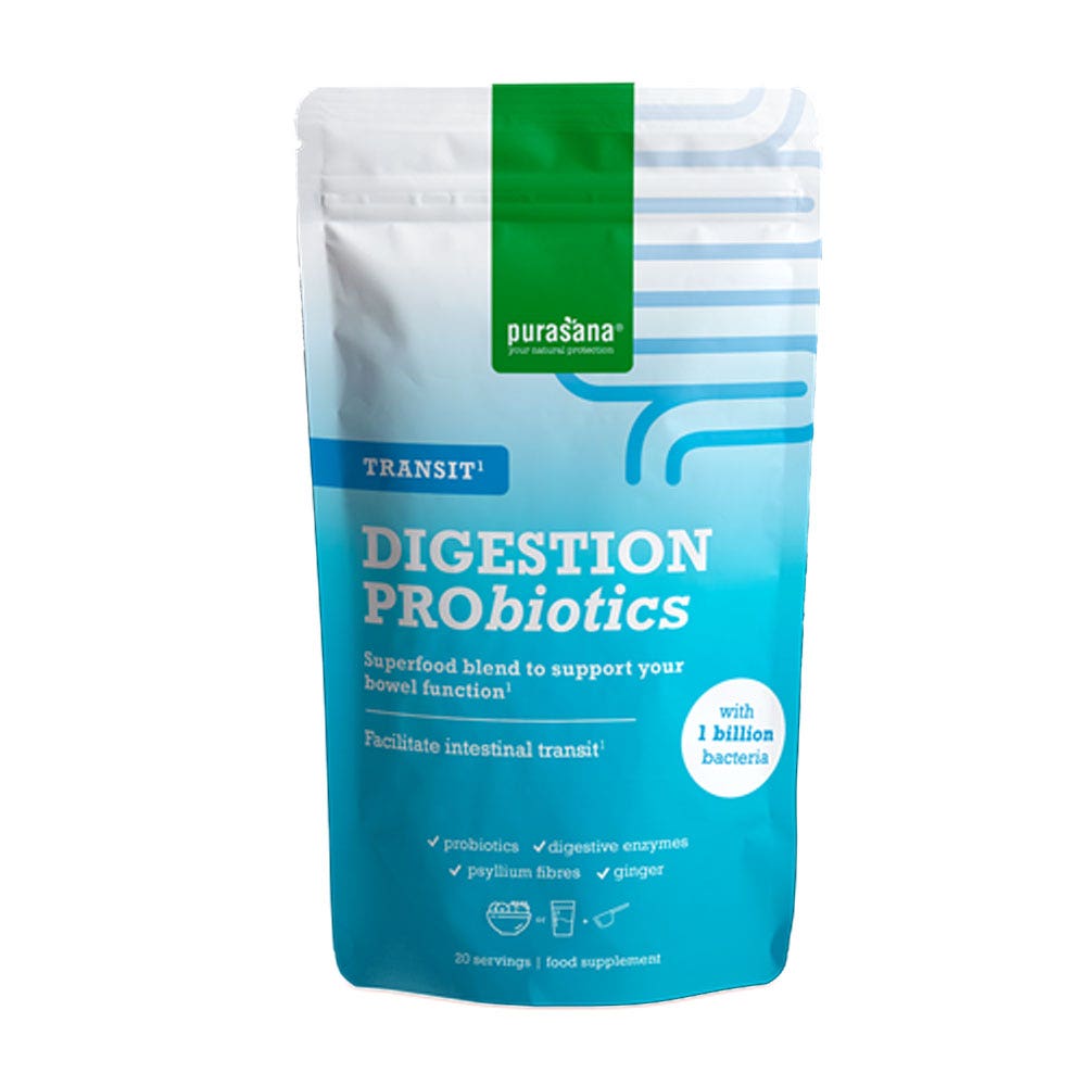 Purasana Probióticos digestión Tránsito 140 g