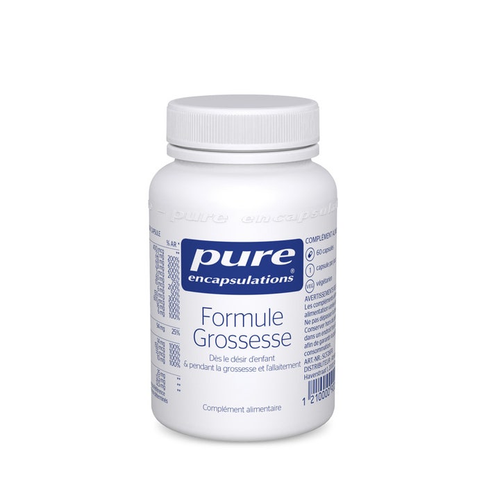 Pure Encapsulations Fórmula para el embarazo 60 cápsulas