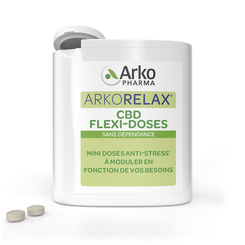 Arkopharma Arkorelax Dosis flexibles CBD 60 minicomprimidos sublinguales