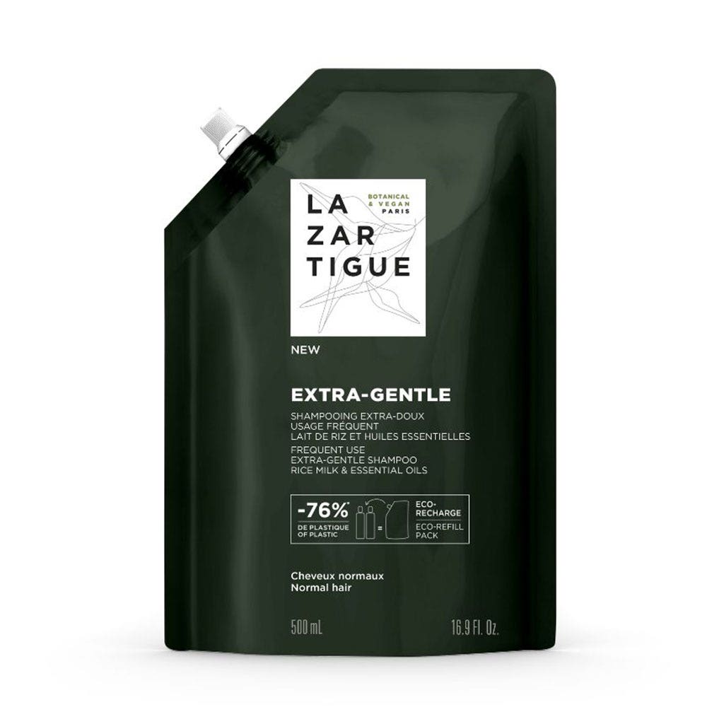 Lazartigue Extra Gentle Eco Refill Champú extra suave 500 ml