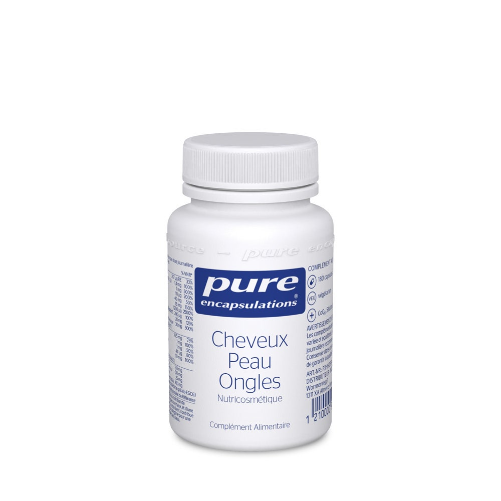 Pure Encapsulations Cabello piel y uñas 180 cápsulas