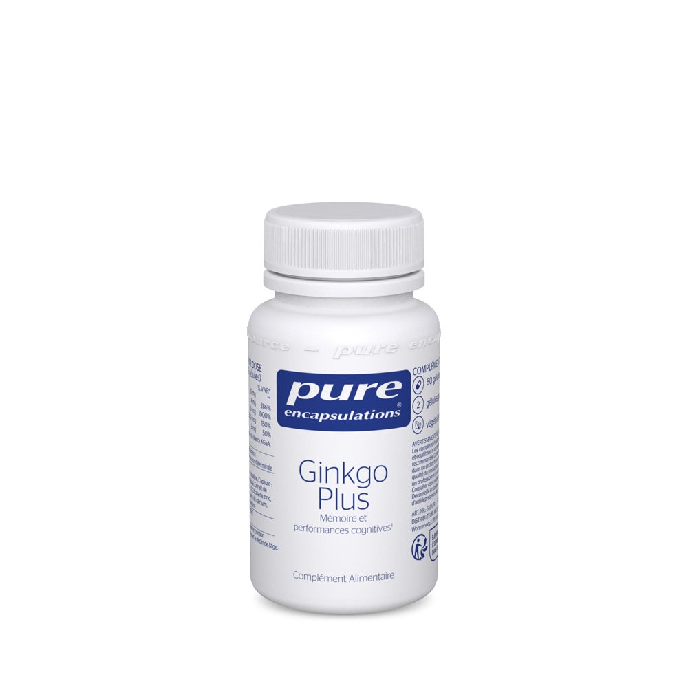 Pure Encapsulations Ginkgo Plus 60 cápsulas