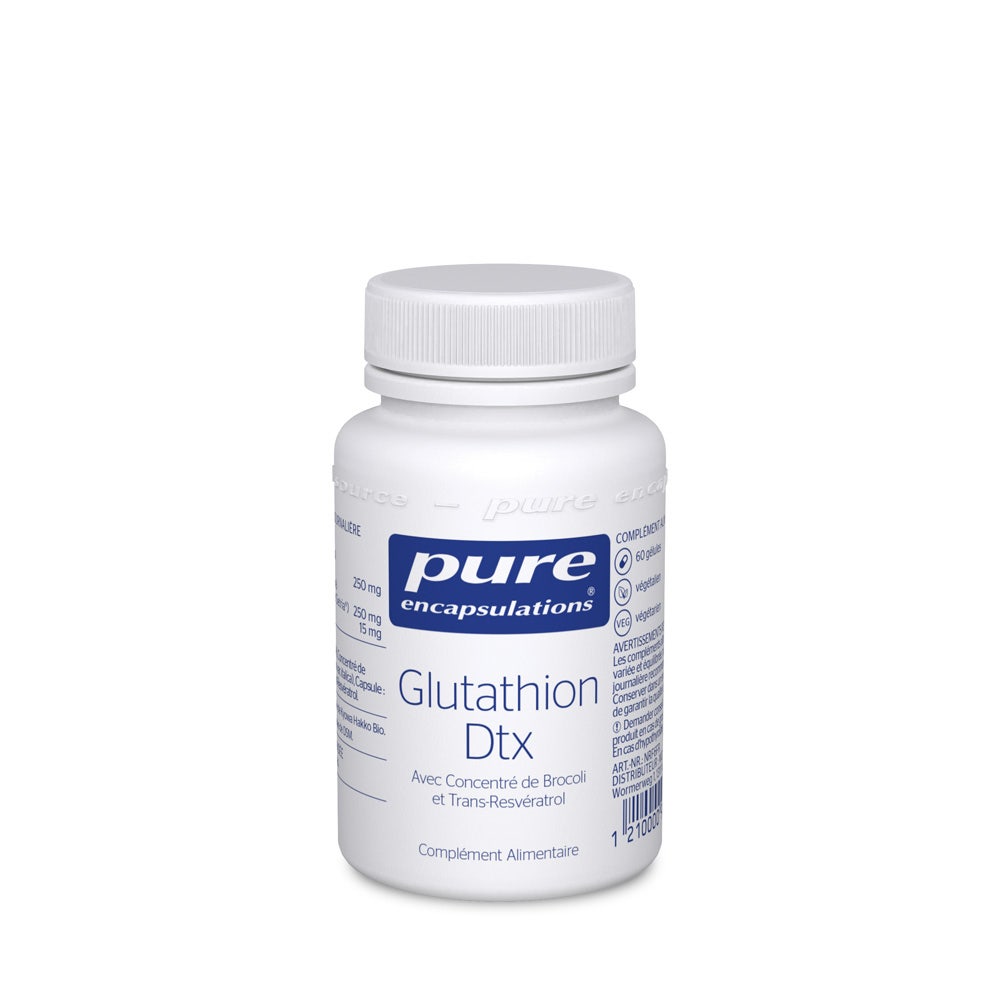 Pure Encapsulations Glutatión Dtx 60 cápsulas