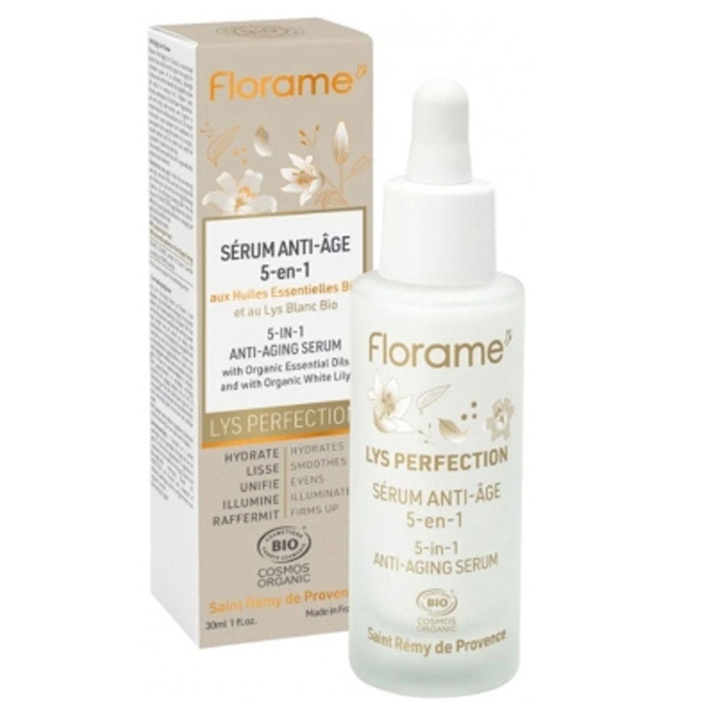 Florame Lys Perfection Sérum Anti Age Haute Correct Bio 30 ml