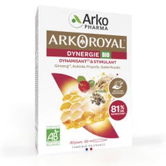 Arkopharma Arkoroyal Dynergie bio fortificante y estimulante 20 ampollas