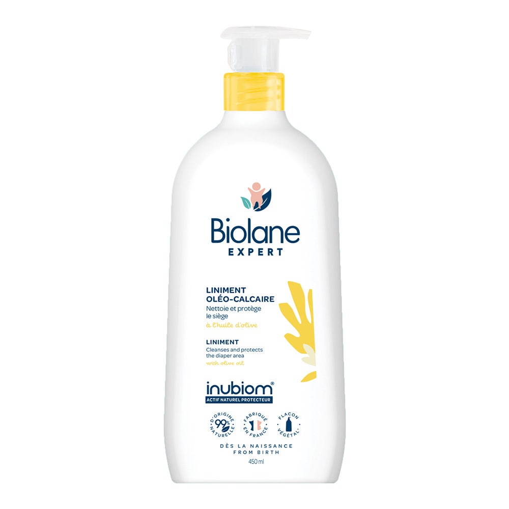 Biolane Experto Linimento Oleo Calcáreo Bebé Peaux Sensibles 450ml