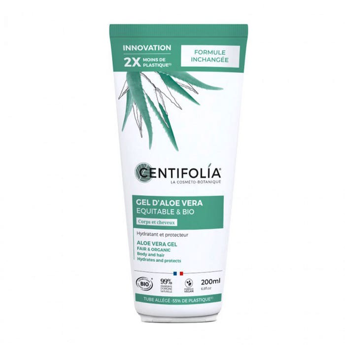Centifolia Gel Aloe Vera Hidratante y protector todo tipo de pieles y cabellos 200 ml