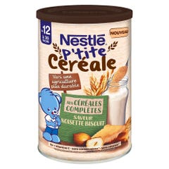 Nestlé Noisette Galletas 12 Meses Plus P'tite Cereale Saveur Noisette Biscuit 12 à 36 Mois 415g