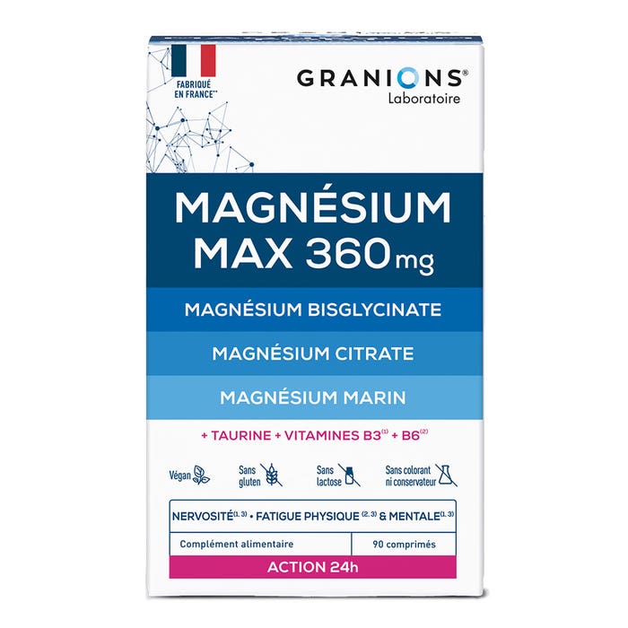 Granions Magnesio Max 360mg 90 comprimidos