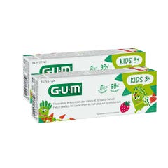 Gum Dentífrico junior a partir de 3 años sabor fresa 2x50ml