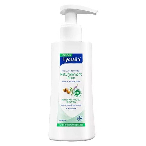 Hydralin Uso Diario Gel limpiador suave natural 200 ml