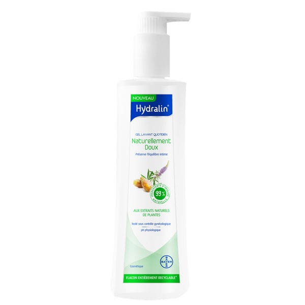 Hydralin Uso Diario Gel limpiador suave natural 400 ml