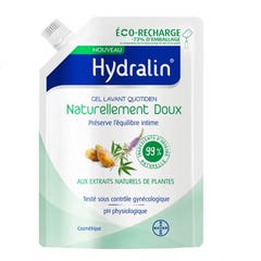 Hydralin Quotidien Eco-Refill Gel limpiador suave natural 400 ml