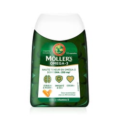 Moller'S Doble de Omegas-3 x112 cápsulas