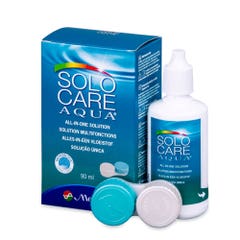 Menicon Solocare Aqua Solución multifuncional para lentes blandas 90ml