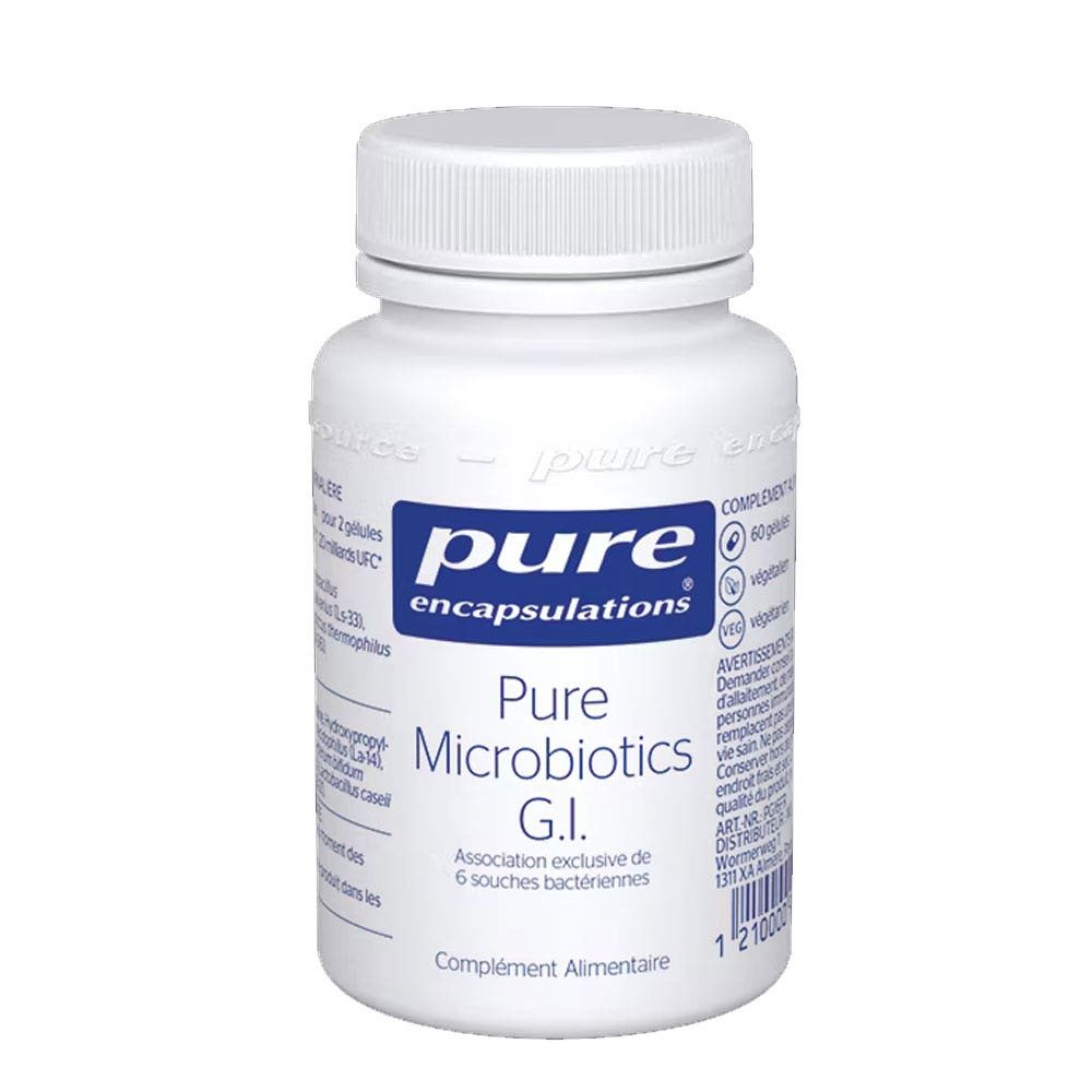 Pure Encapsulations Microbiotics G.I. 60 cápsulas