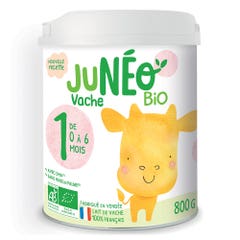 Juneo Vache Leche infantil bio 1ª Edad 0 a 6 meses 800g