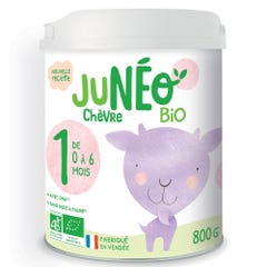 Juneo Chèvre Leche Infantil Ecológica 800g Chèvre 1er Edad 0 a 6 Meses Juneo Bio Pour Nourrissons 1ª Edad 0 a 6 meses 800g