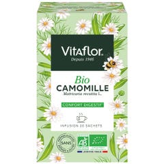 Vitaflor Infusión de Camomila ecológica 20 bolsas