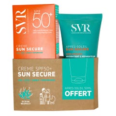 Svr Sun Secure Creme Confort Peaux Hypersensibles Au Soleil Spf50+ 50ml + Lait Après Soleil 50ml offert