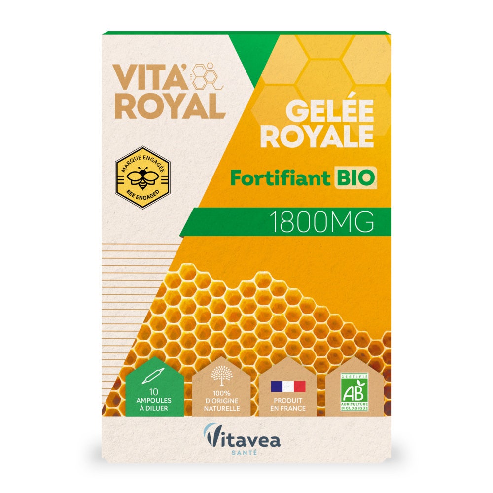 Vitavea Santé Vita'Royal Jalea Real Bio Fortifiant 10 Ampollas