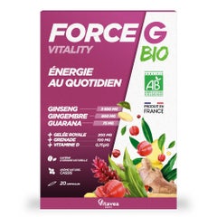 Vitavea Santé Force G Vitality Organic Energía Diaria 20 Ampollas