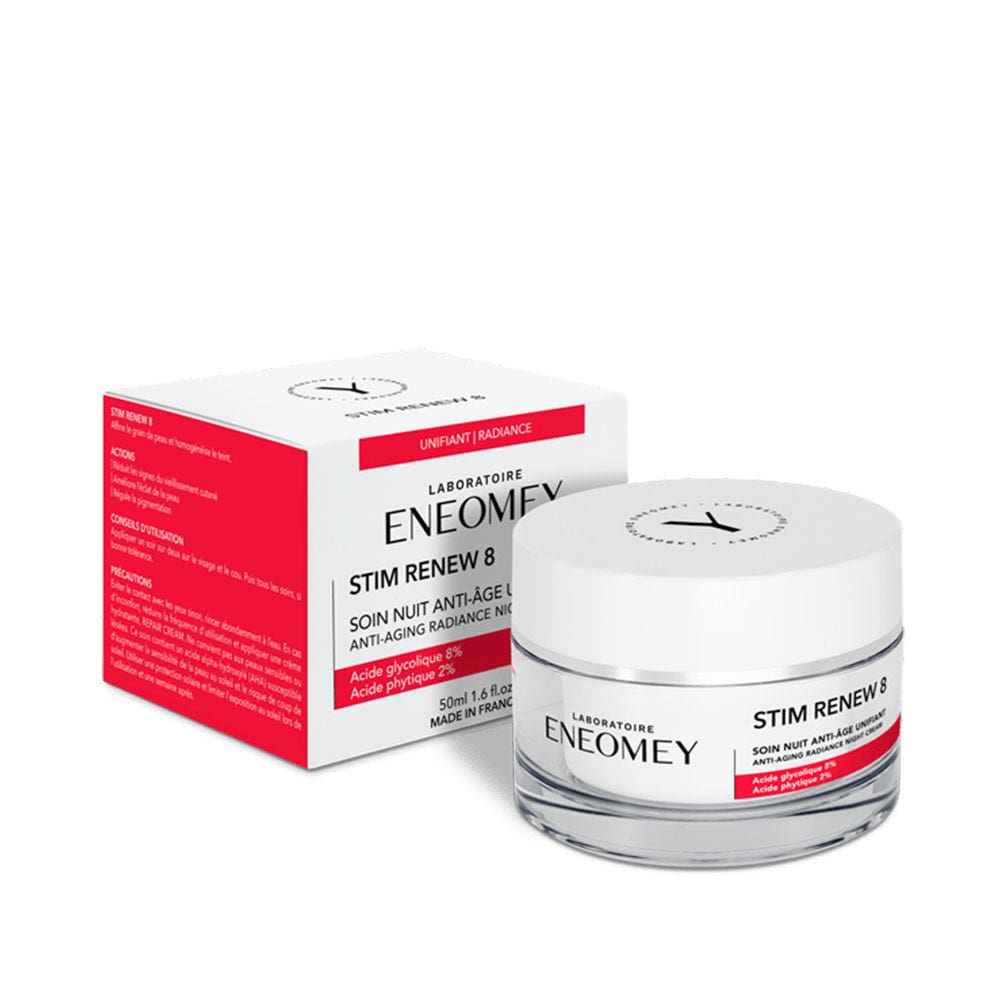 Eneomey Antiedad unificador Stim Renew 8 cuidado de noche antiedad unificador 50 ml