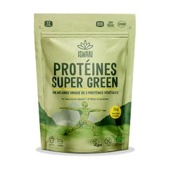 Iswari Protéine Végétale Proteínas ecológicas Super Green 250g