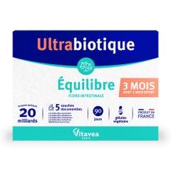 Vitavea Santé Ultrabiotique Equilibrio 30 Capsulas Flore intestinale 3x30 Gelules