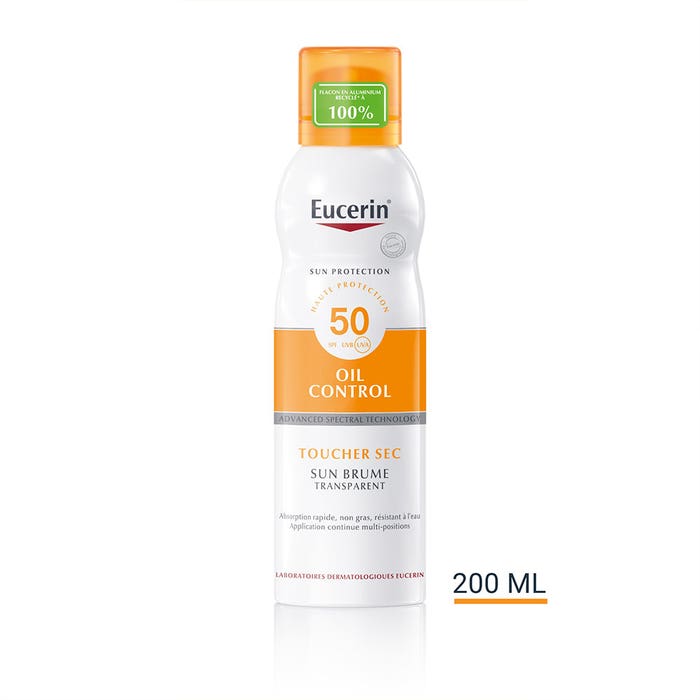 Sensitive Protect bruma transparente SPF50 200ml Sun Protection pieles sensibles Eucerin