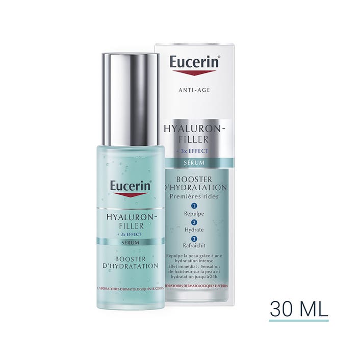 Eucerin Hyaluron-Filler + 3x Effect Sérum Booster Hidratación 24h 30ml