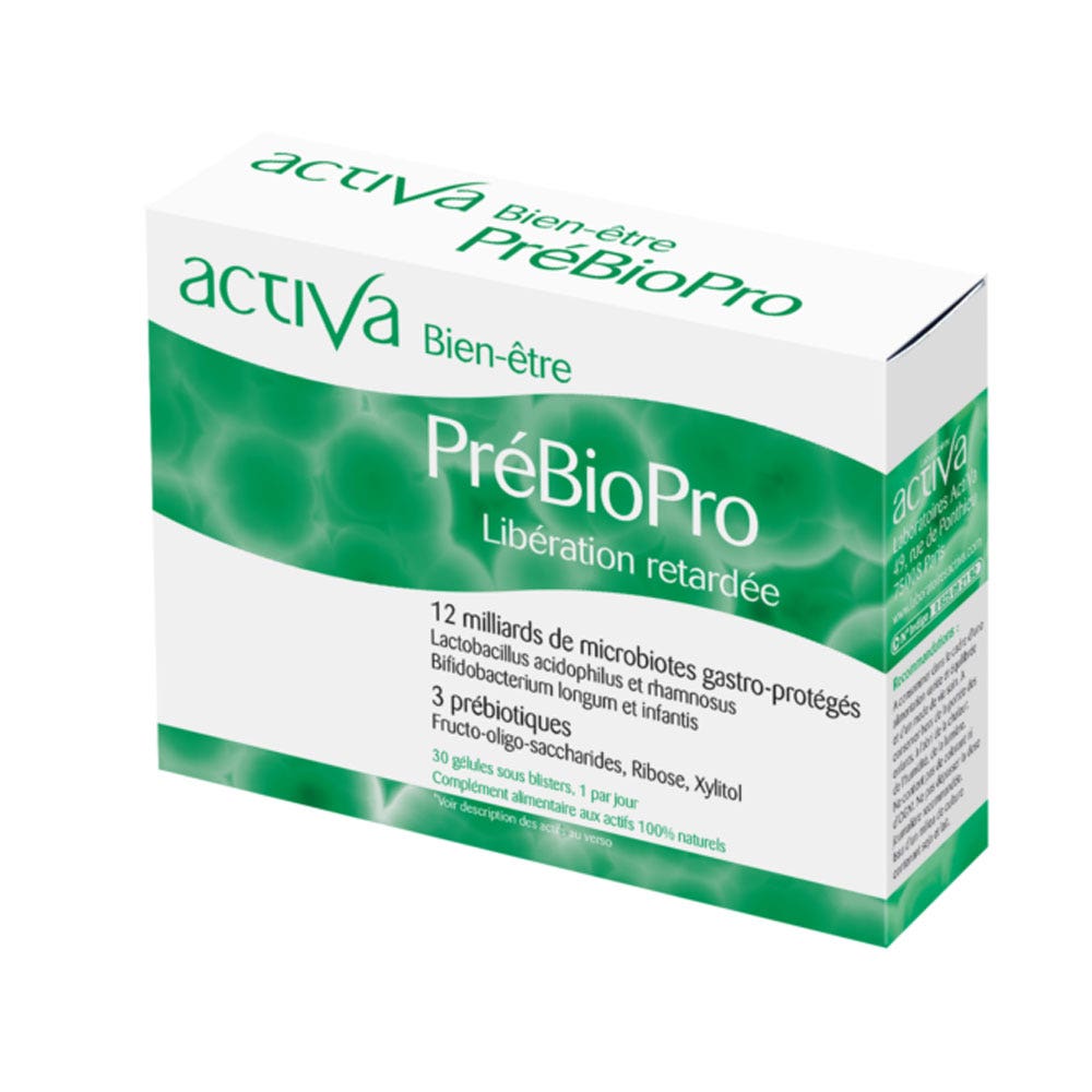 Activa Bienestar Prebiopro Liberacion Retardada 30 Capsulas