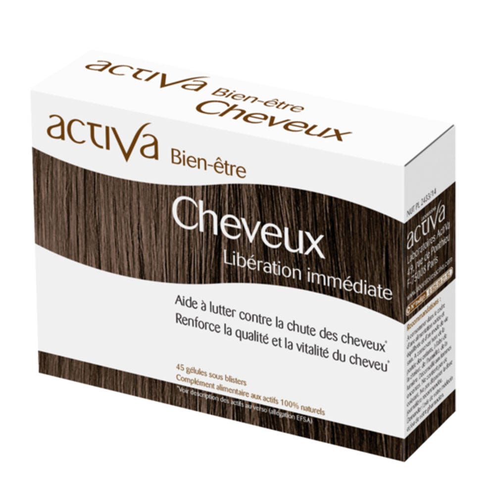 Activa Bienestar Cabello liberación inmediata 45 capsulas