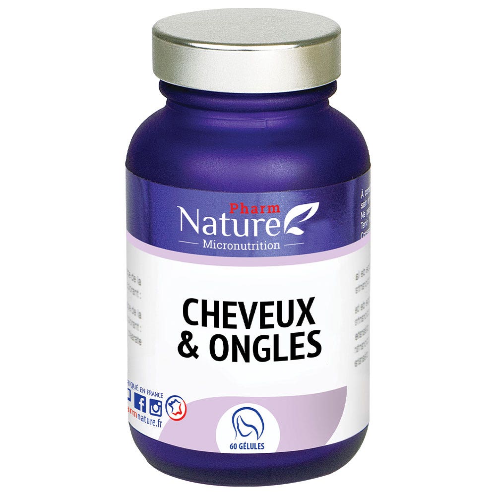 Pharm Nature Micronutrition Cabello y uñas 60 cápsulas