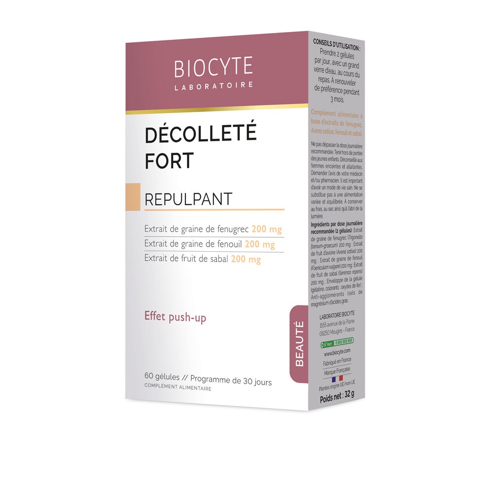 Biocyte Belleza Decolleté Fort redensificante 60 cápsulas