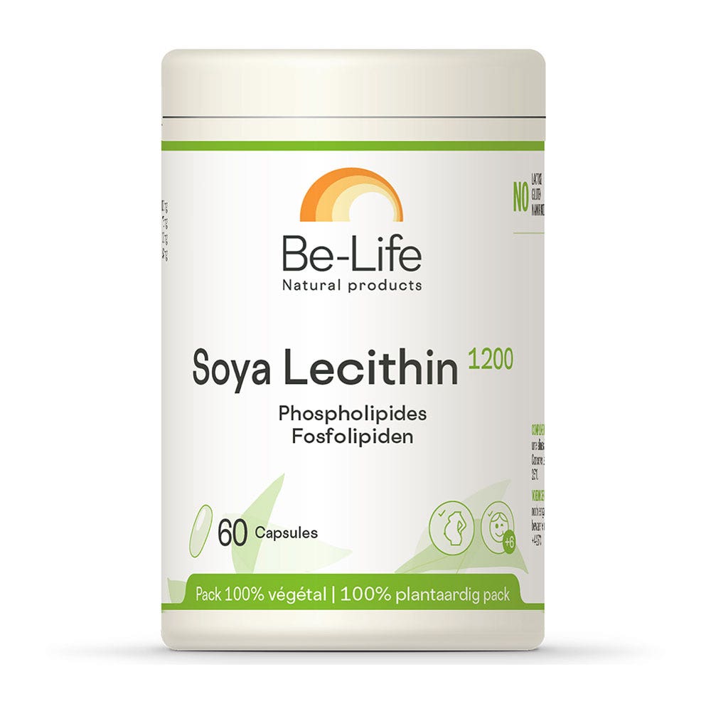 Be-Life Soya Lecithin 1200 60 cápsulas