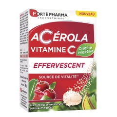 Forté Pharma Acerola Vitamina C 20 Comprimidos Sabor Frutos Rojos Forté Pharma Vitamina C Sabor a frutos rojos 20 comprimidos