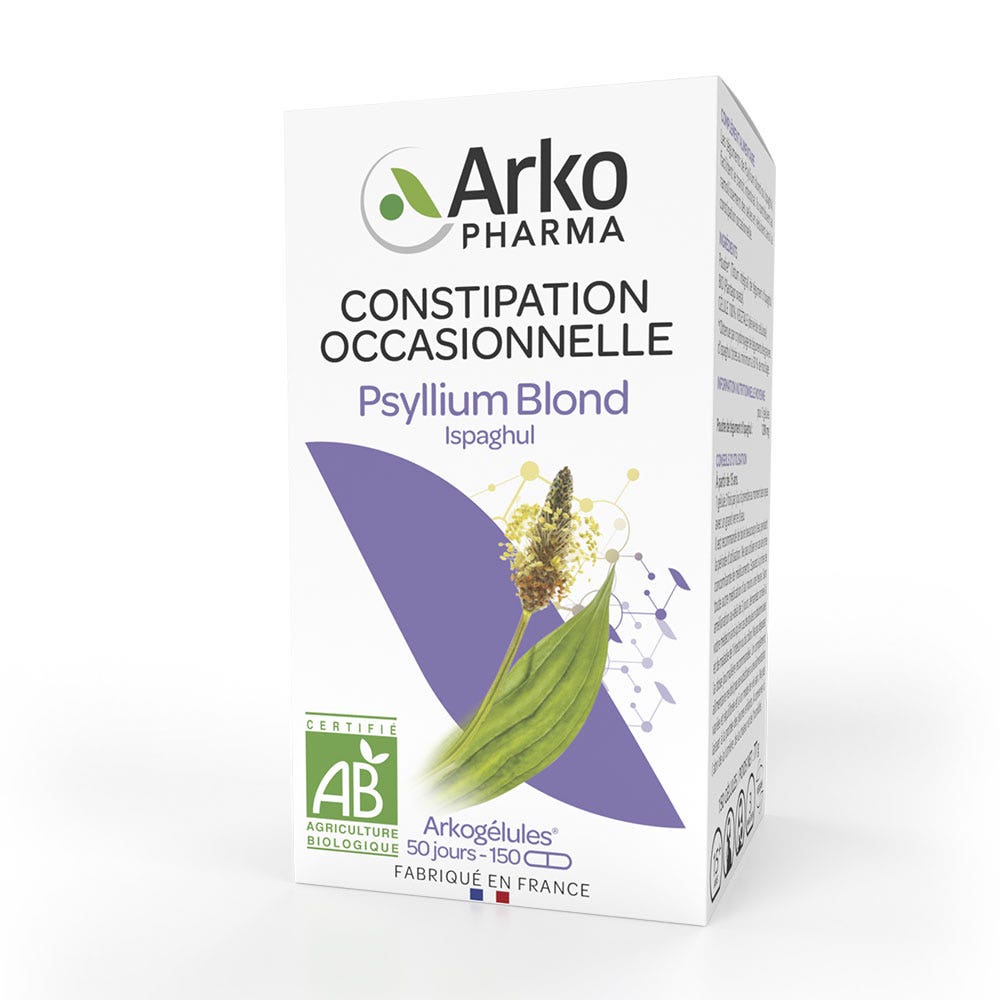 Arkopharma Arkocápsulas Psyllium rubio Ispanghul estrenalimiento ocasional 150 cápsulas