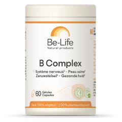 Be-Life B Complex Sistema nervioso - Piel sana 60 gelules