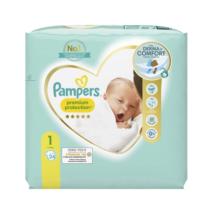 New Baby Pañales 1 2- X22 x24 2-5 kg Pampers