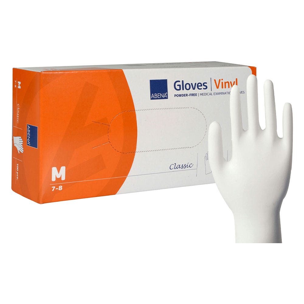 Abena Vinyl Guantes sin polvo 100 unidades