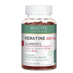 Biocyte Cheveux Keratin Crecimiento y belleza 60 gominolas