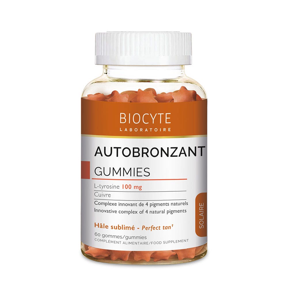 Biocyte Solar Autobronceador Sabor arándano 60 gominolas