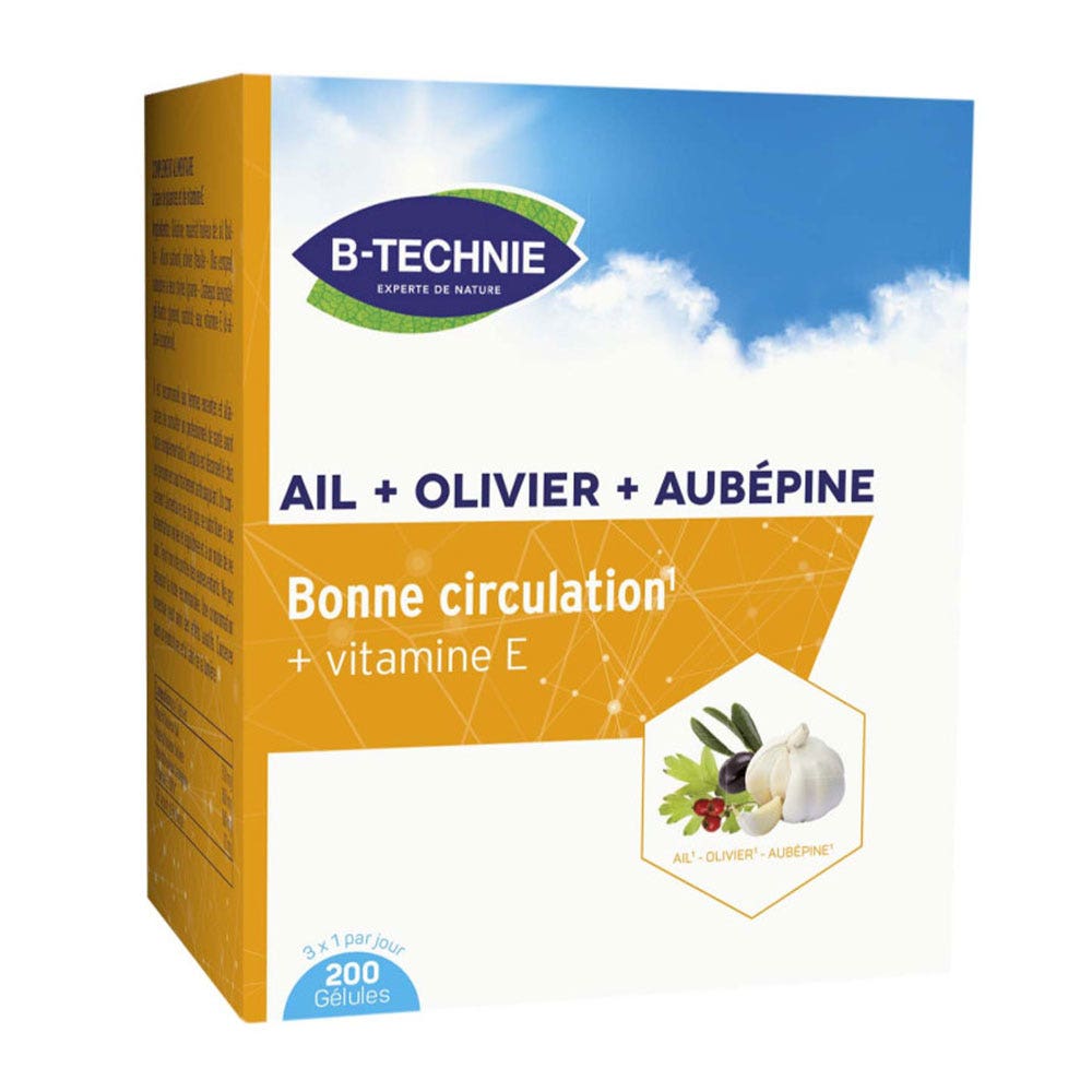 Biotechnie Ajo + Olivo + Espino blanco 200 cápsulas