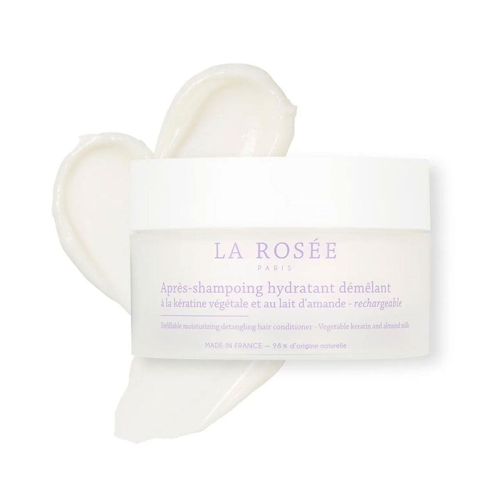 LA ROSÉE Acondicionador desenredante hidratante con queratina vegetal y leche de almendra 200g