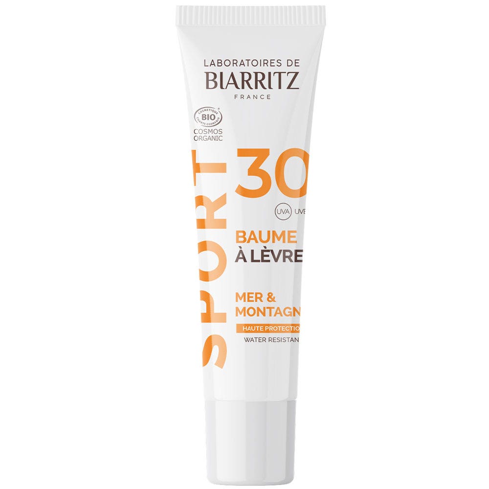 Bálsamo Labial Bio SPF30 15ml Soins Sport Mer & Montagne Laboratoires De Biarritz
