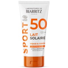 Laboratoires De Biarritz Sport Bio Sun Milk SPF50 50ml Soins Sport Laboratoires De Biarritz♦Organic Sun Milk SPF50 50 ml