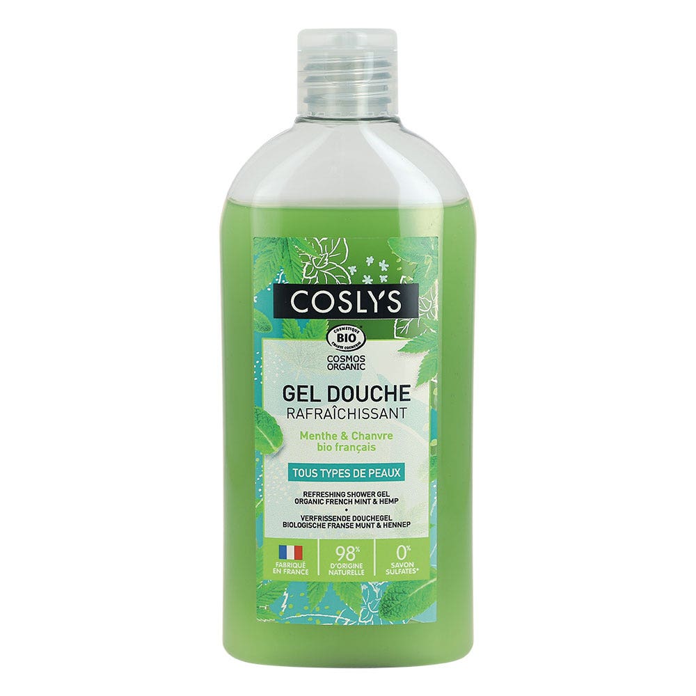 Coslys Base vegetal Gel ducha bio refrescante 250 ml