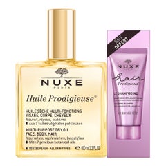 Nuxe Prodigieux® Huile Sèche Multi-Fonctions 100ml + Shampooing Hair Prodigieux® 30ml​